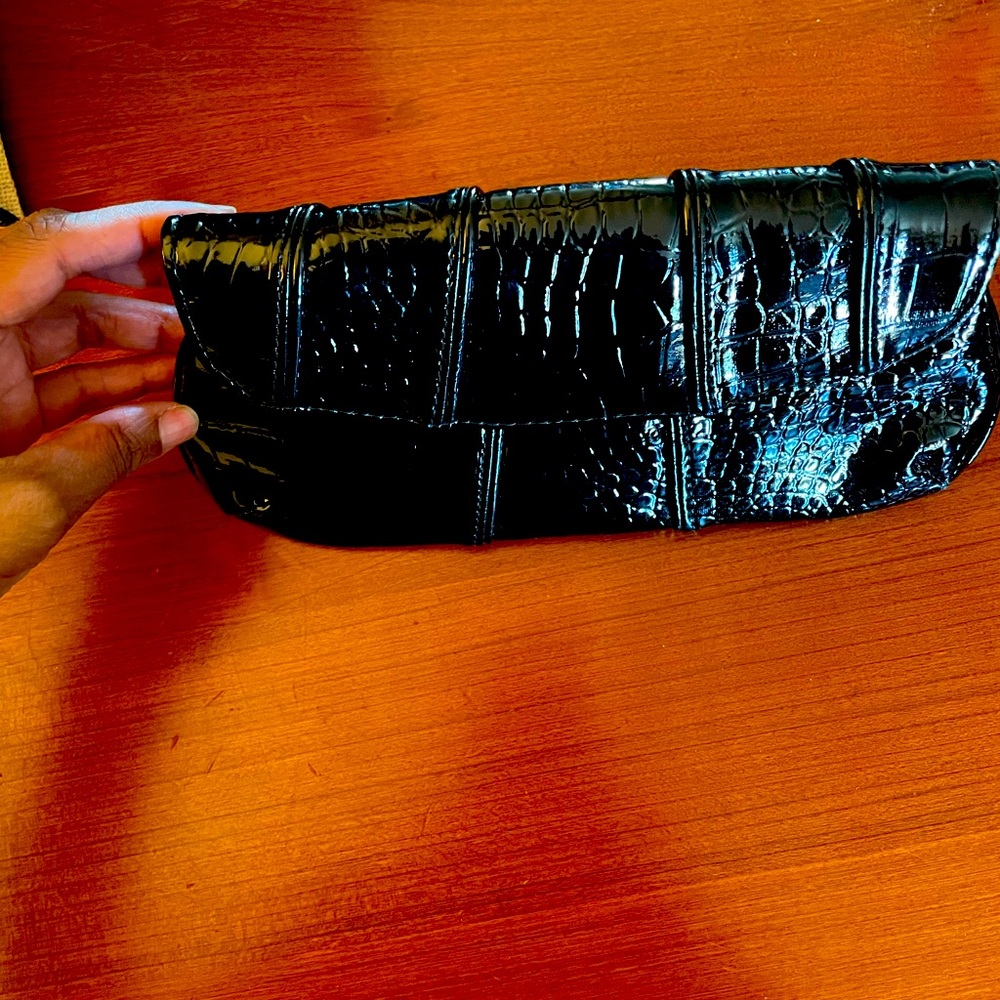 Nine West Black mini clutch